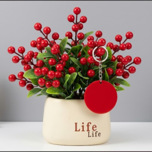 Artificial red berry